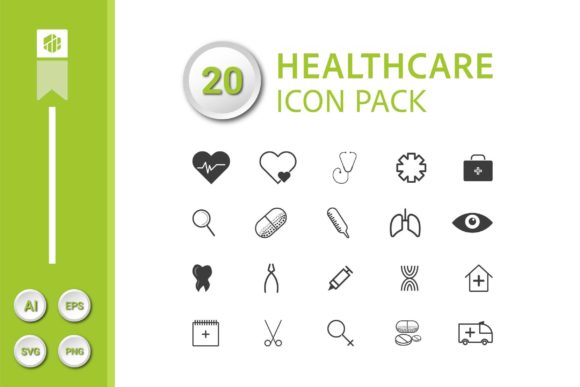 20 Healthcare Icon Pack Review for Design Projects