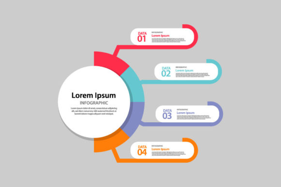 Flat Infographic Element Design Vector for Graphic Templates