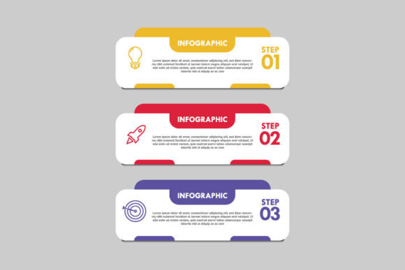Infographic Element Banner Design Vector for Graphic Templates