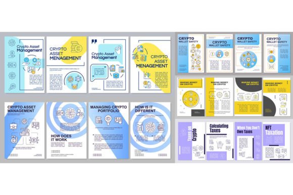 Making Money Brochure Template Set for Graphic Templates